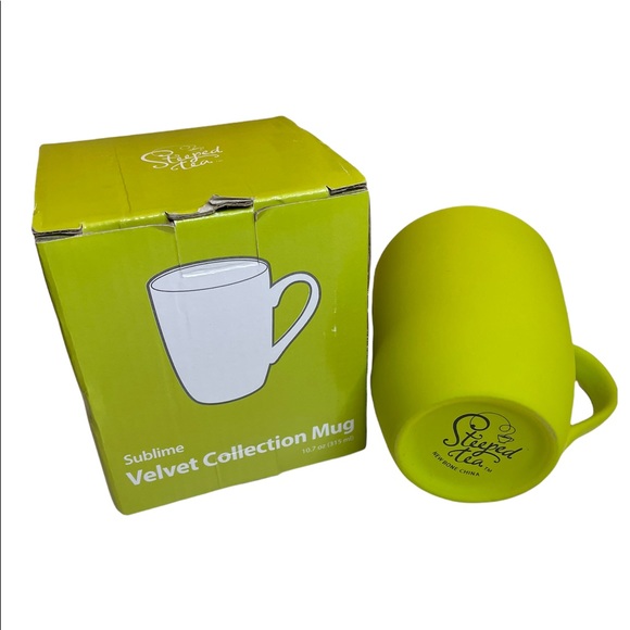 NWT Steeped Tea sublime velvet collection coffee tea mug in box new bone China - Picture 7 of 9